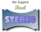 Nous soutenons stéréo réel
