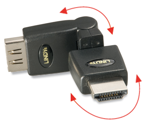 Adattatore HDMI M/F a 360 gradi, flessibile