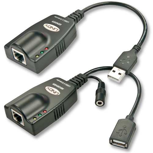 Extender USB 2.0 Cat.5, 100m