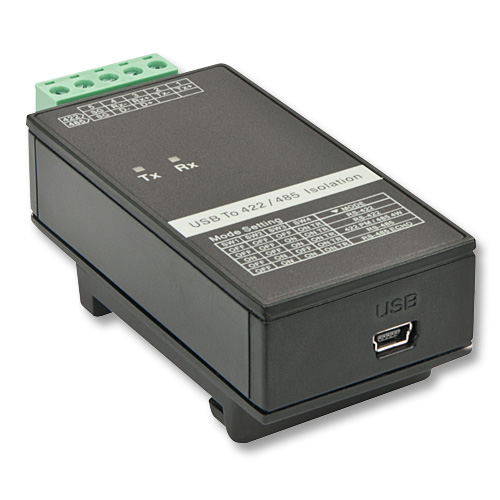Convertitore USB - RS-422/RS-485 per uso industriale
