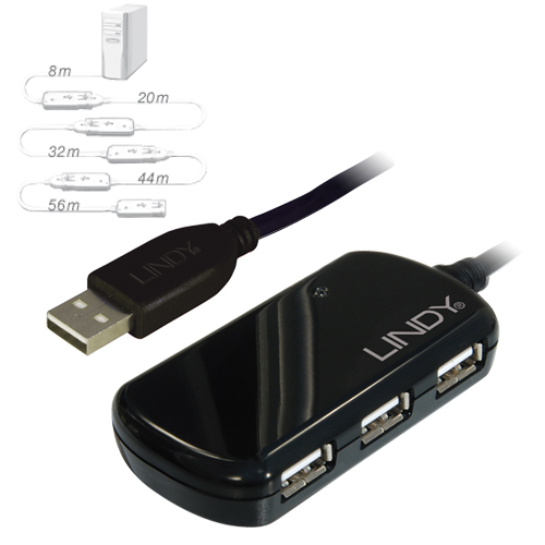 Prolunga attiva USB 2.0 Pro Hub, 8m