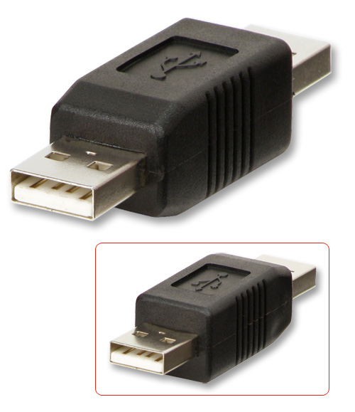 Adattatore USB Tipo A Maschio / Tipo A Maschio