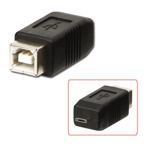 Adattatore USB Tipo B Femmina / Tipo Micro-B Maschio