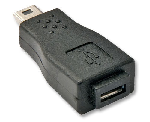 Adattatore USB Tipo Micro-B Femmina / Tipo Mini-B Maschio
