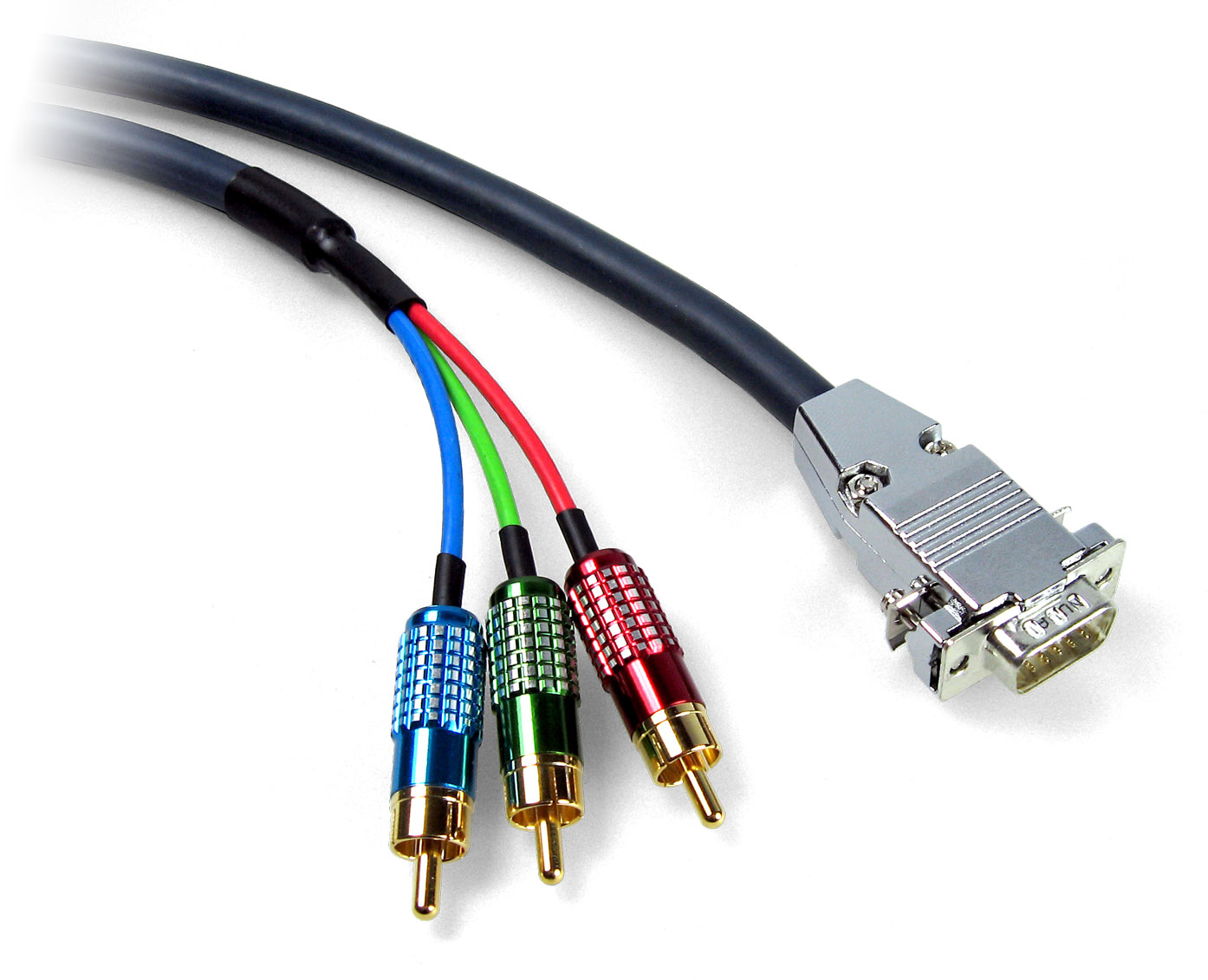 Image XXL Câble VGA Professional / 3xRCA (Component), tailleur