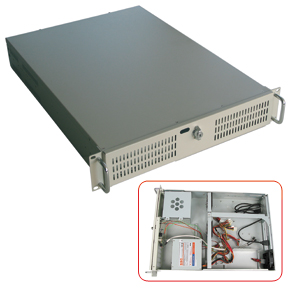 Server case 19" ATX, 2U, 350W