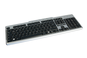 Tastiera Multimediale USB Silver, Layout Francese