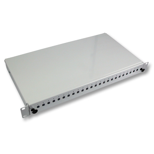 Box 19" per Fibra Ottica 1U, non estraibile, 12 x SC Duplex