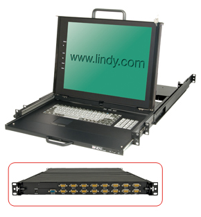 LCD Terminal KVM PRO U16C 17"