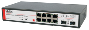 Switch Gigabit Websmart SNMP 8/2 SFP
