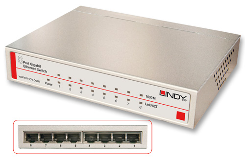 Switch 8 Porte GIGABIT 10/100/1000