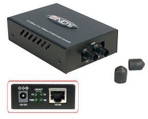Media-Converter ST 100Base FX, MultiMode