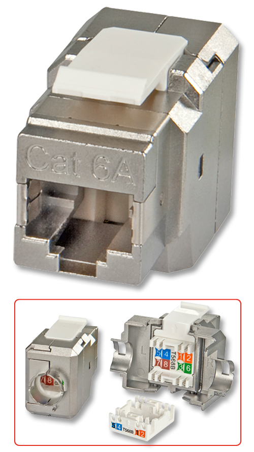 Frutto Keystone RJ45 Cat6A 10Gigabit STP