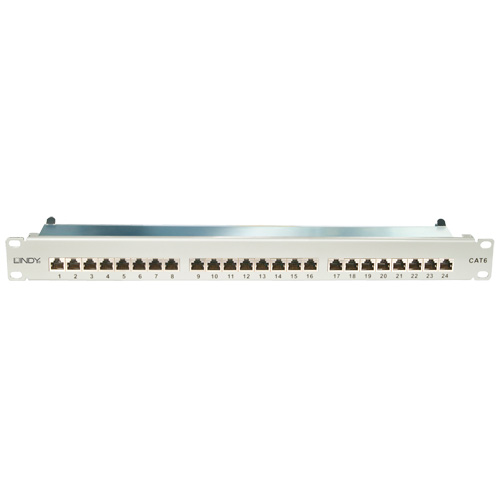 Patch Panel 24 Porte STP Cat6 - Grigio