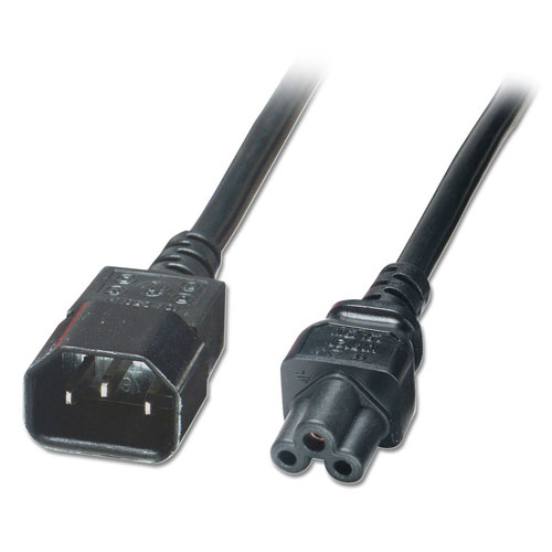 Cavo alimentazione IEC/C5 Micky Mouse, 2.0m