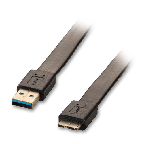 Cavo USB 3.0 Tipo A / Micro B Flat, 3m