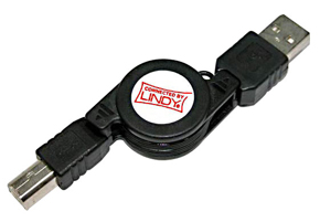Cavo USB 2.0 riavvolgibile Tipo A/B
