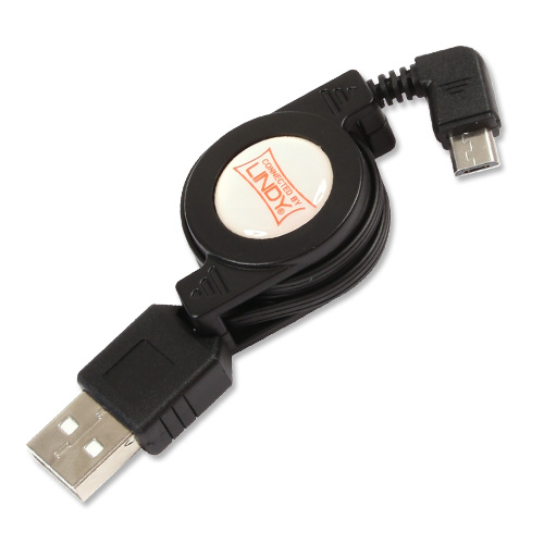 Cavo USB 2.0 riavvolgibile Tipo A/Micro B