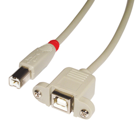 Prolunga USB 2.0 Tipo B M/F 2m