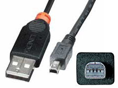 Cavo USB Digital Camera per Sony, Olympus, Kodak, RCA, Epson & Samsung, 2m