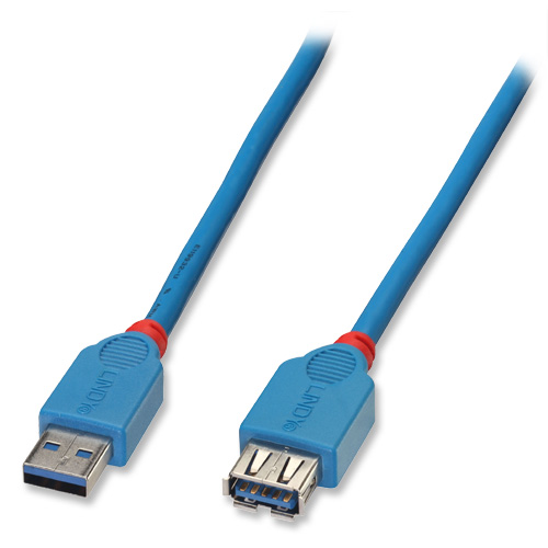 Prolunga USB 3.0 Tipo A M/F 3m - Blu