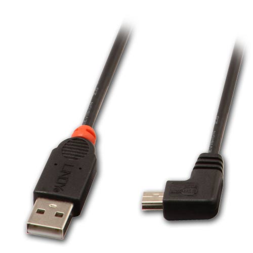 Cavo USB 2.0 Tipo A/mini-B ad angolo 1m