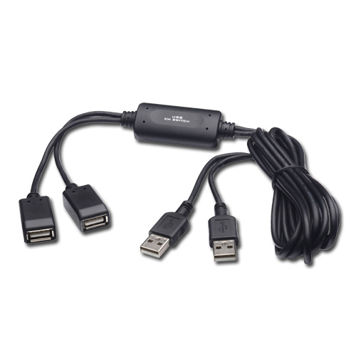 KM Switch per Mouse e Tastiera USB, 2 Porte