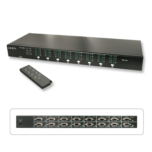 Matrice Switch VGA & Audio 8 x 8