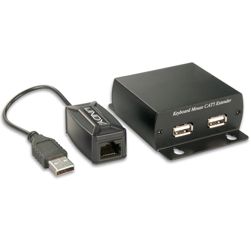 Extender USB Cat.5 per Mouse e Tastiera, 300m