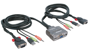 KVM Switch USB Compact Audio
