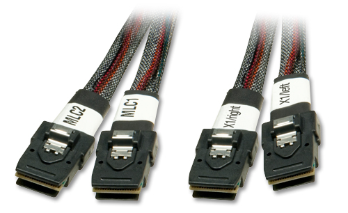 Cavo interno Dual Mini SAS SFF-8087, 1m