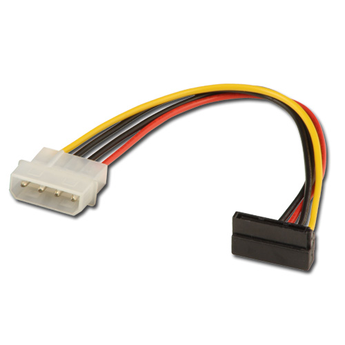 Adattatore alimentazione interno 5,25" M / SATA F ad angolo