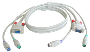 Cavo KVM Combo Premium per LINDY CPU Switch Lite OSD, 1m