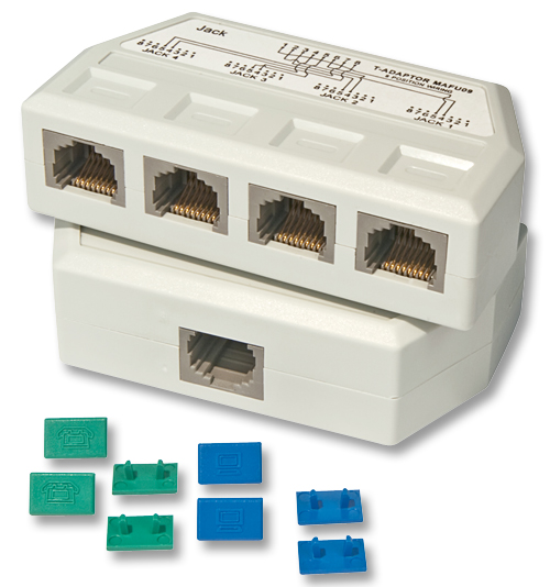 Line Splitter RJ45 telefonico 1:4