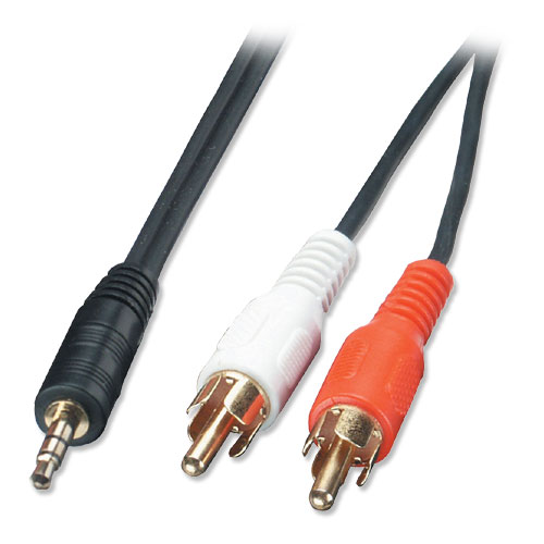 Cavo Audio Jack 3.5mm M a 2xRCA M, 20m
