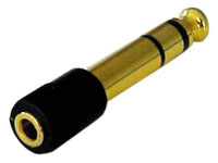 Adattatore Audio 3,5mm F a 6,3mm M