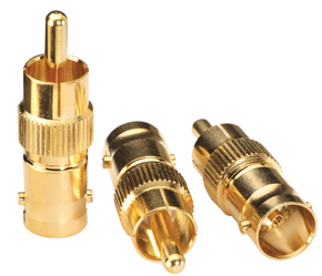 Adattatori BNC/RCA Premium Gold