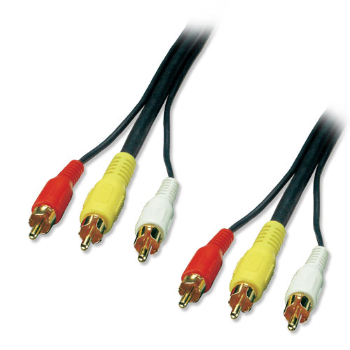 Cavo Audio-Video 3xRCA M/M, 1m