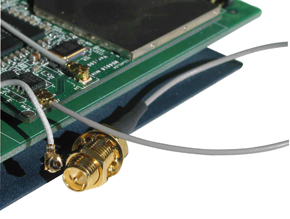 Cavo adattatore per antenne WLAN, RP-SMA / Mini HF BNC, 0,15m