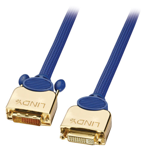 Prolunga DVI-D Premium Gold, Dual Link, 7,5m
