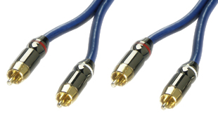 Cavo Audio Premium Gold 2x RCA, 10m