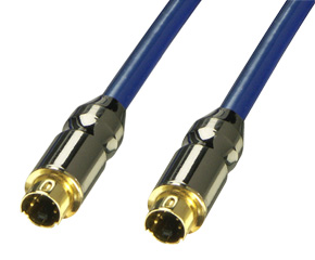Cavo S-VHS Premium Gold, 75 Ohm, 0,5m