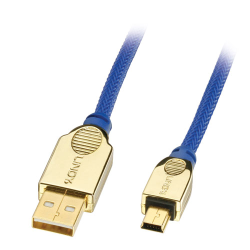 Cavo USB 2.0 Tipo A/Mini-B Premium Gold 2m