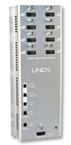 Splitter HDMI 1.3b a parete, 8 Porte