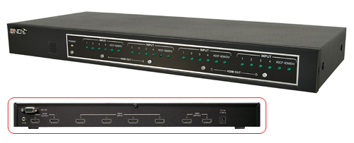 Switch HDMI 4 x 4 Matrix Remote