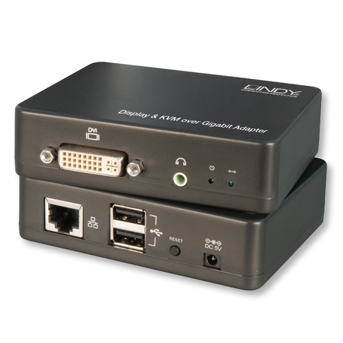 Adattatore DVI & Audio over Gigabit Ethernet