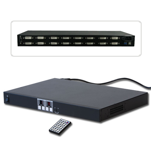 Matrice DVI 8x8 con Telecomando