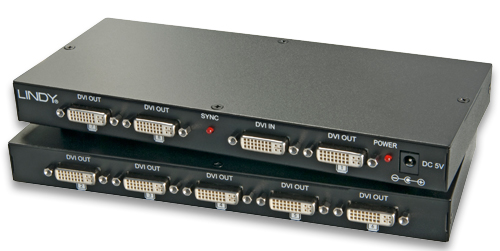 Video Splitter DVI & HDTV, 8 Porte