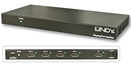 Splitter DisplayPort, 4 Porte