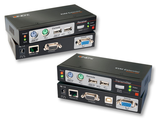 Extender KVM Cat.5 Combo - USB-PS/2 e VGA